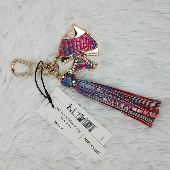 Brahmin Rainbow Fish Melbourne Tassel - Picture 2 of 6